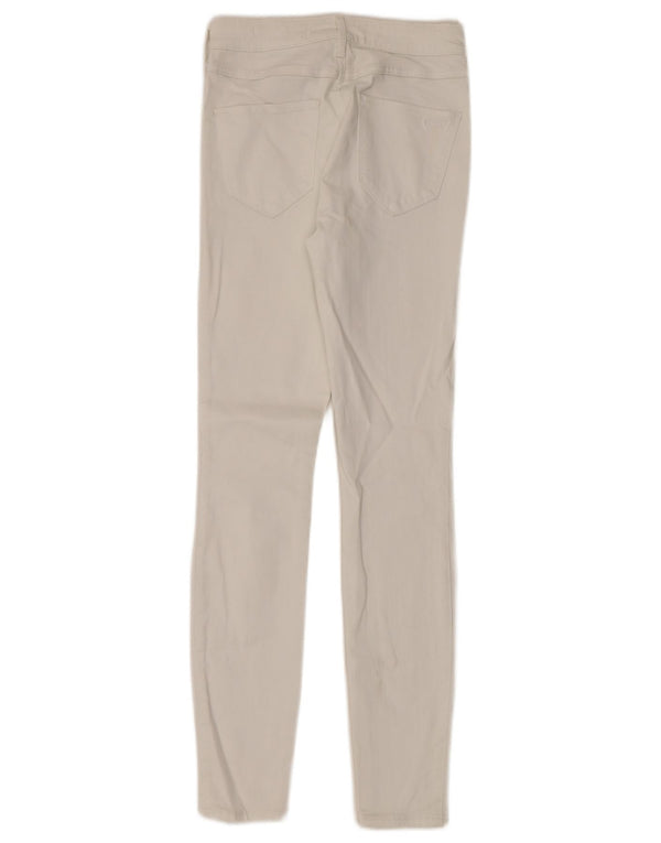 Blugi skinny pentru femei Hollister US 1 XS W25 L28 Bumbac alb