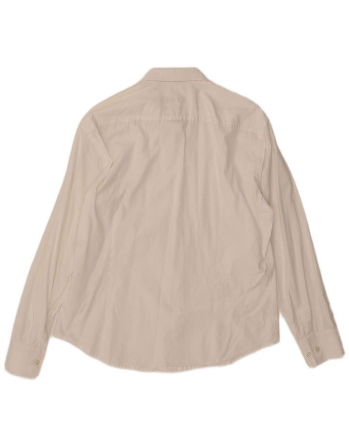 Cămașă pentru bărbați Hugo Boss Slim Fit, mare, albă