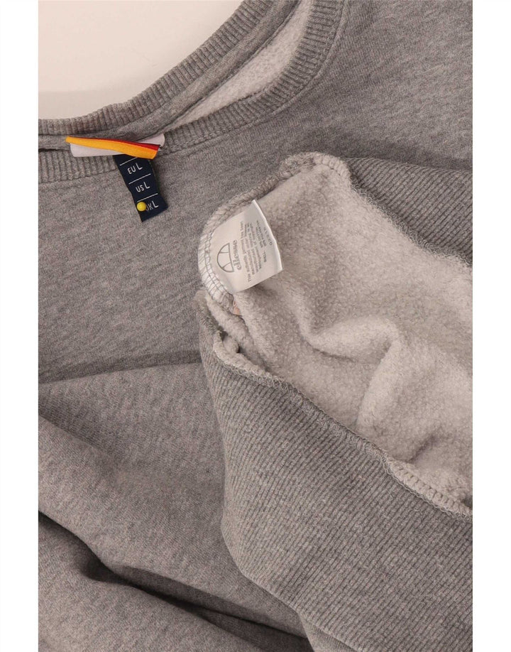 Hanorac pentru femei Ellesse Pulover UK 16 mare bumbac gri