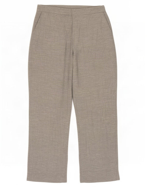 Pantaloni chino cu talie înaltă Zara, cu talie înaltă, largi, medii, L28 L32, gri pete