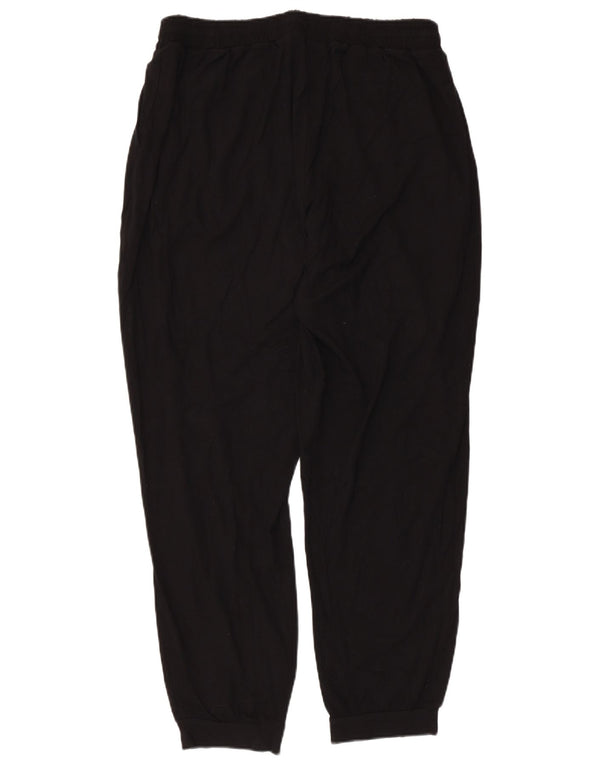 Pantaloni de jogging pentru femei John Lewis Pantaloni casual UK 16 Large W32 L27 Black Viscose