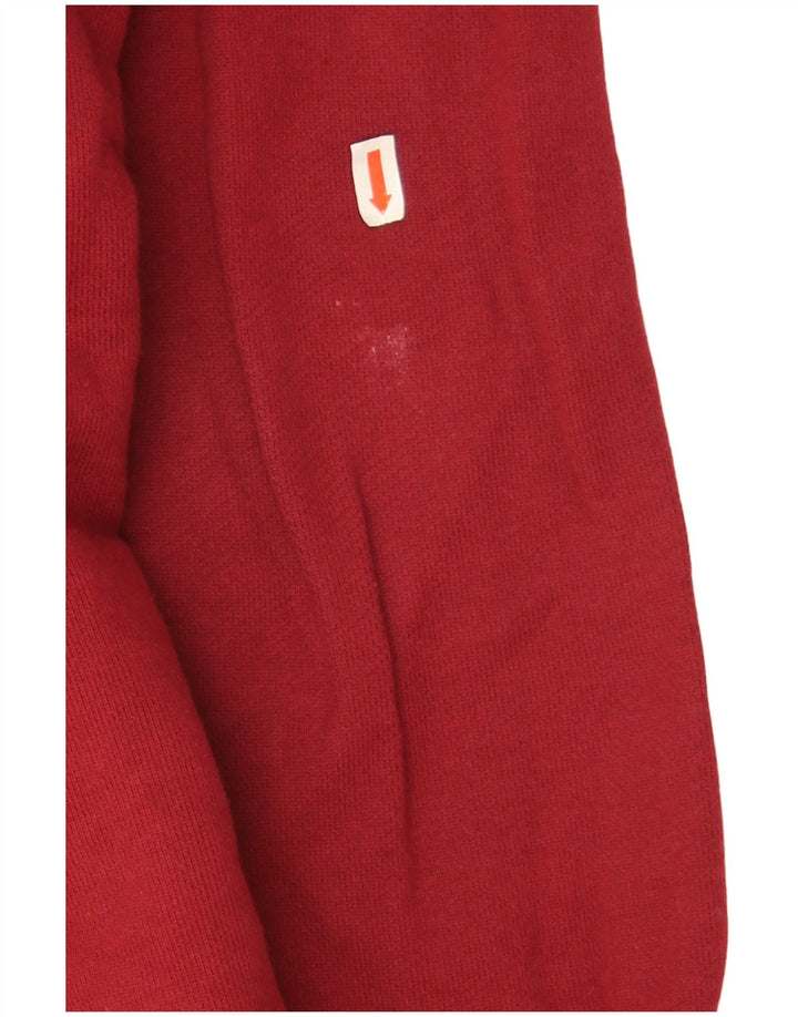 Hanorac grafic pentru bărbați Nike Pulover mic din bumbac burgundă