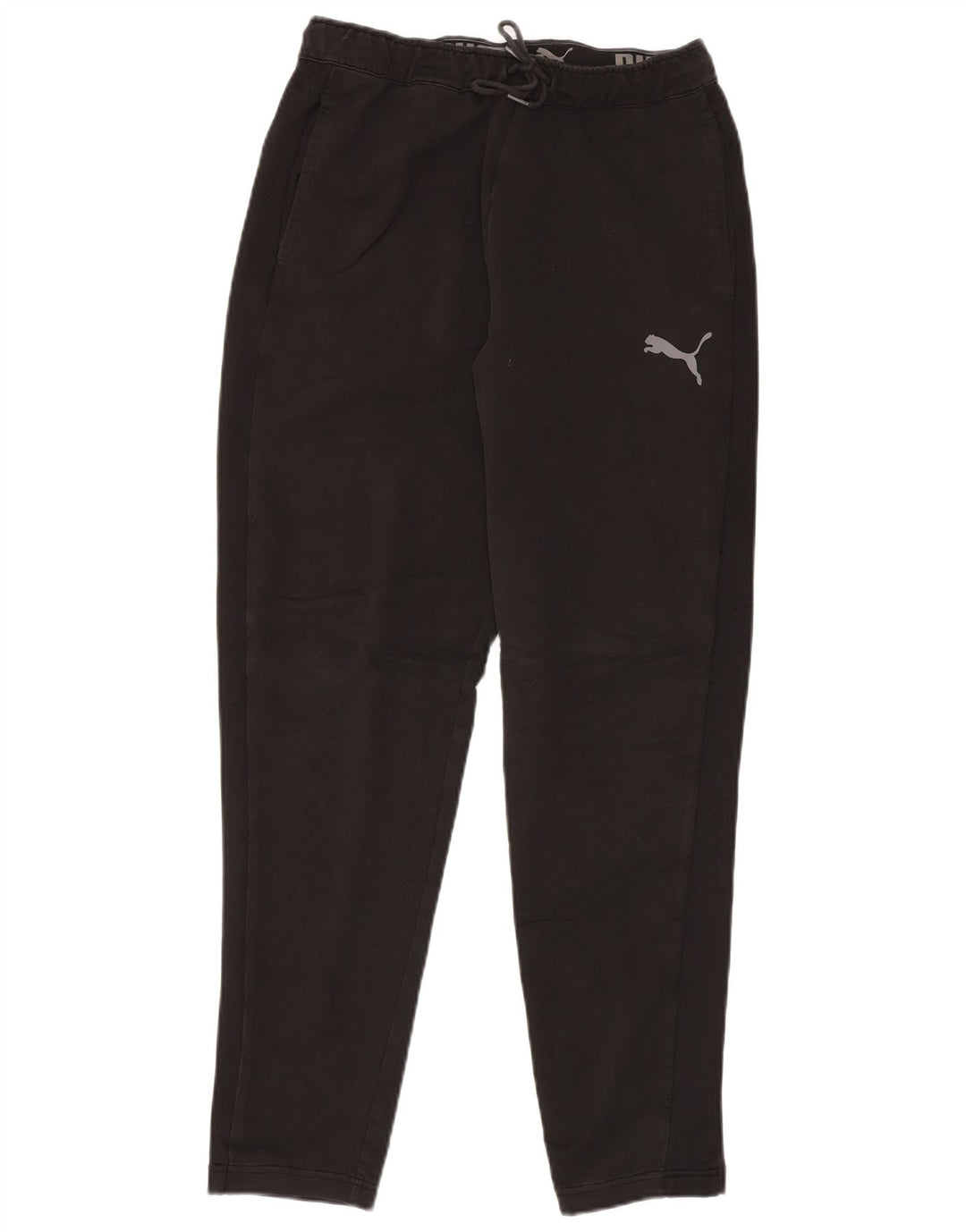 Pantaloni de trening PUMA pentru bărbați, bumbac mediu negru