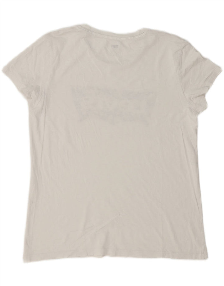 Tricou grafic Levi's pentru femei Top UK 16 Large White