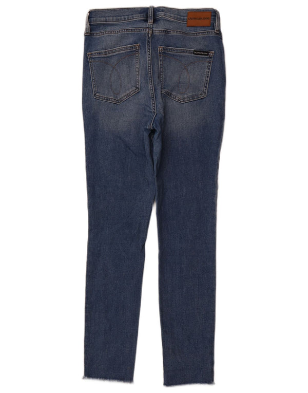 Blugi skinny pentru femei Calvin Klein US 6 Medium W28 L26 Bumbac albastru