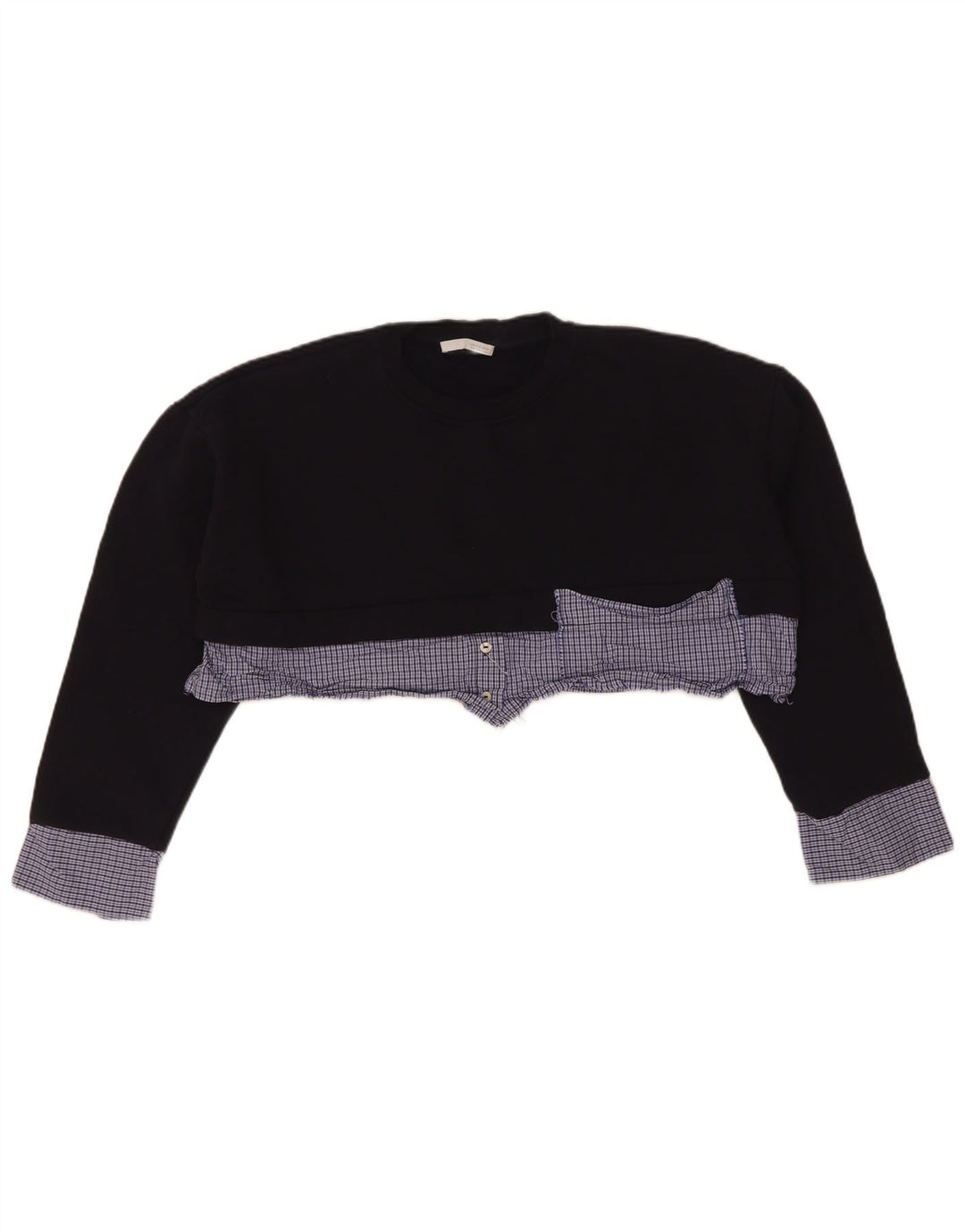 Pulover de hanorac oversized pentru femei Zara UK 10 mic, bleumarin, caroserie