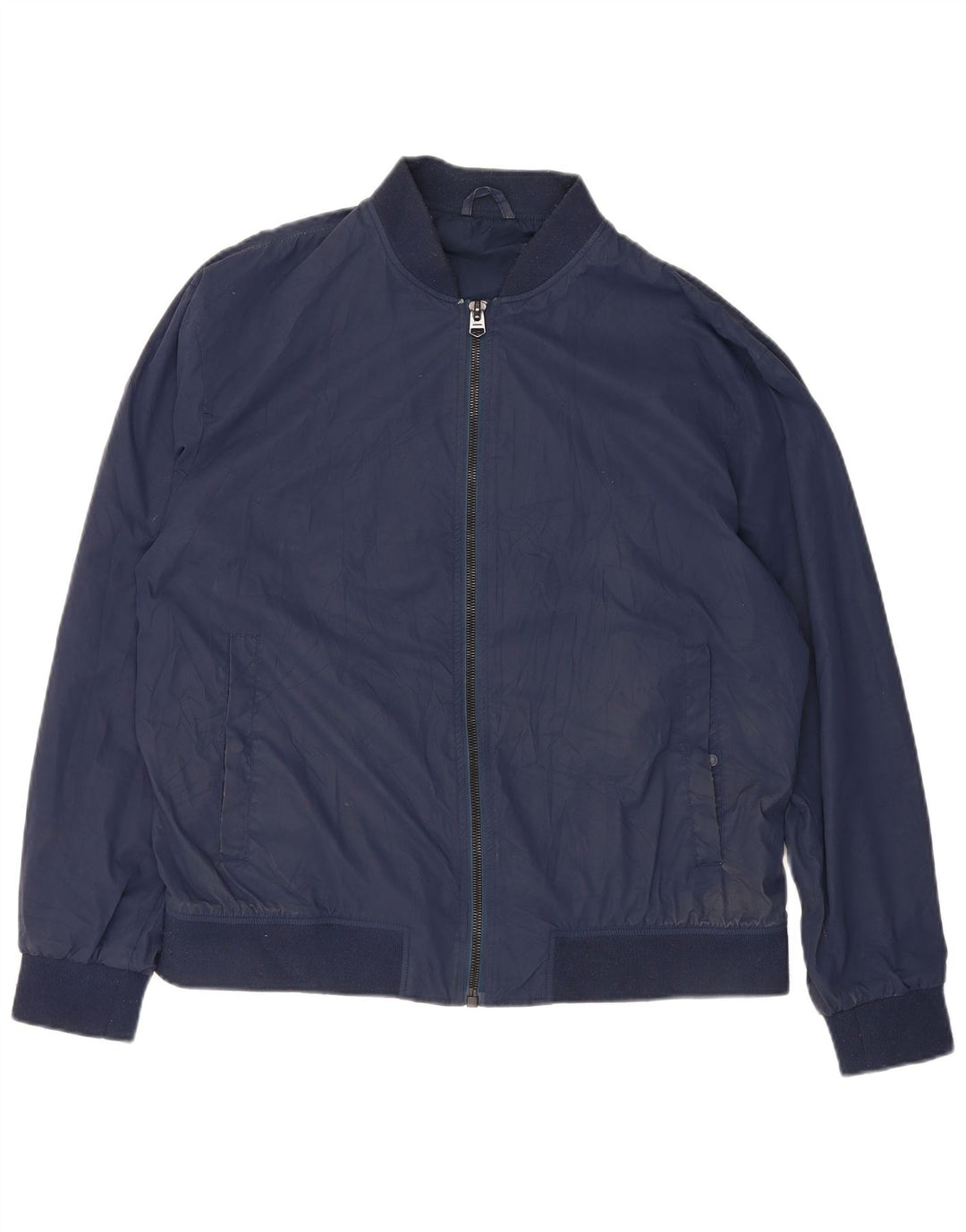 Bomber pentru bărbați Zara UK 42 XL Bleumarin Poliester
