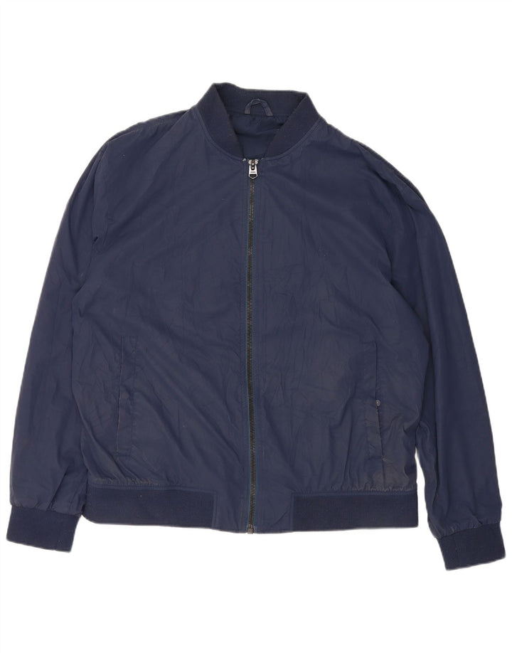 Bomber pentru bărbați Zara UK 42 XL Bleumarin Poliester