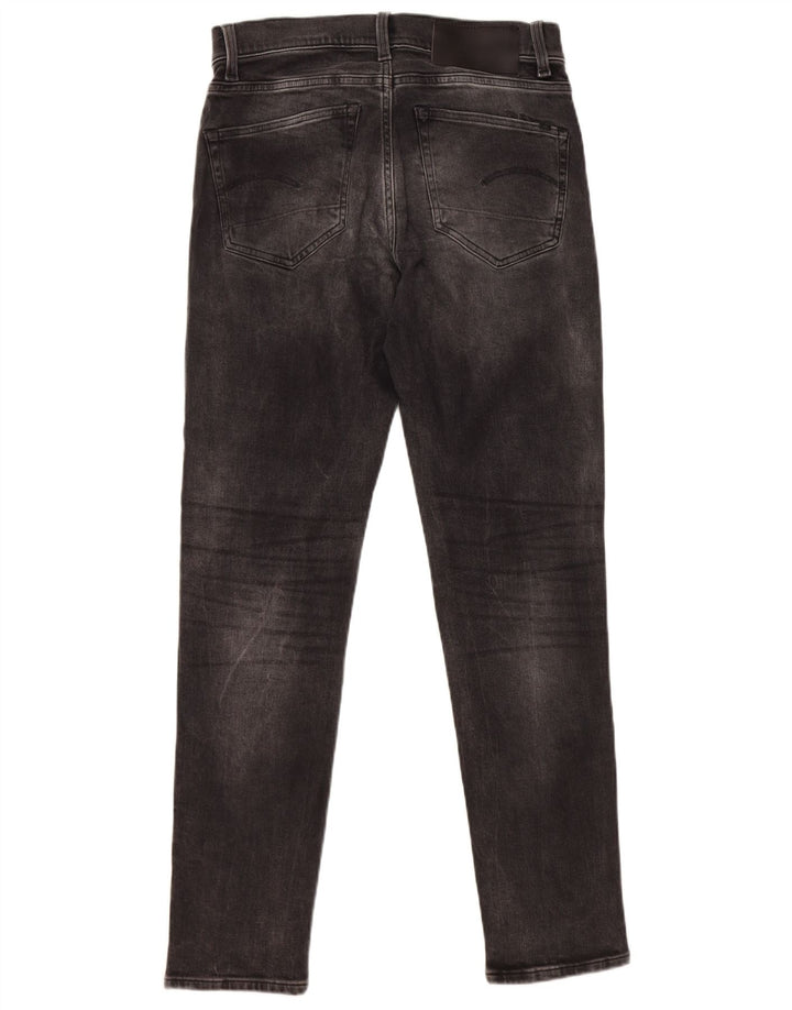 Blugi G-Star 3301 Slim pentru femei W28 L32 bumbac negru