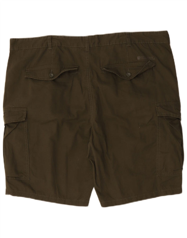 Pantaloni scurți cargo pentru bărbați Mountain Warehouse W44 2XL bumbac kaki
