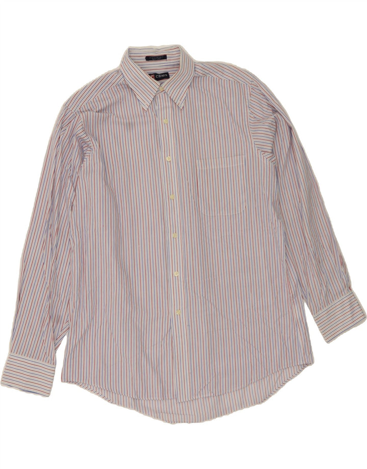 CHAPS Mens Shirt Size 16 1/2 Large Multicoloured Pinstripe Cotton Vintage Chaps and Second-Hand Chaps from Messina Hembry 