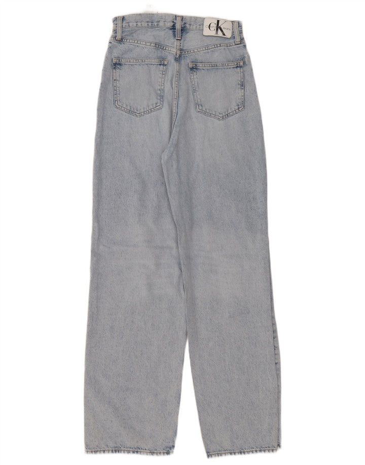 Blugi largi Calvin Klein pentru femei W26 L32 bumbac albastru
