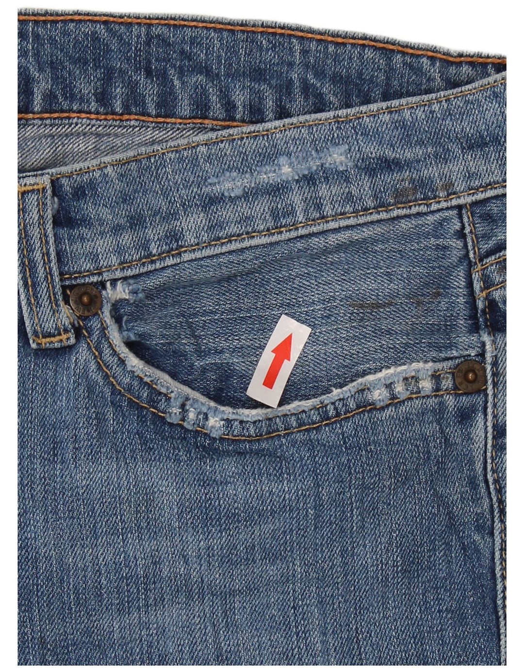 J. CREW Blugi drepti pentru femei US 10 Large W34 L29 Blue