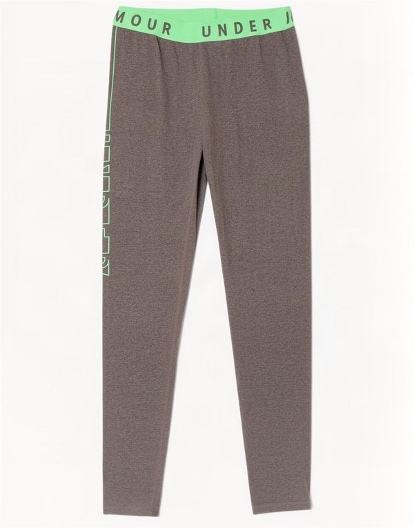 Leggings cu grafică Under Armour pentru femei UK 4 XS Gri Colorblock