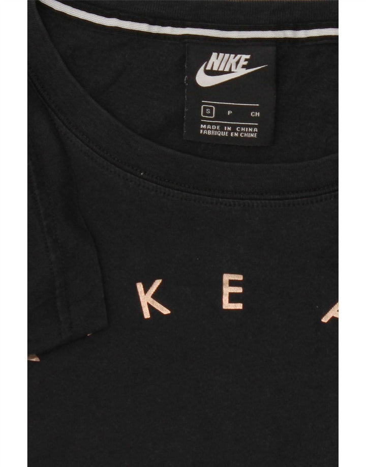 Tricou grafic Nike pentru femei Top UK 10 Small Black