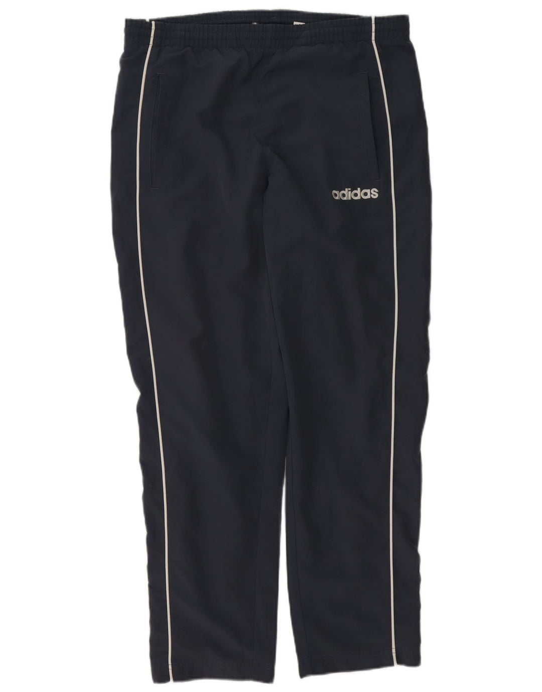 Pantaloni de trening ADIDAS pentru bărbați Marea Britanie 36/38 Poliester bleumarin mic