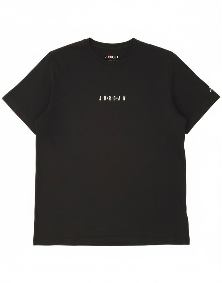 Tricou grafic pentru bărbați Jordan Top XL Negru