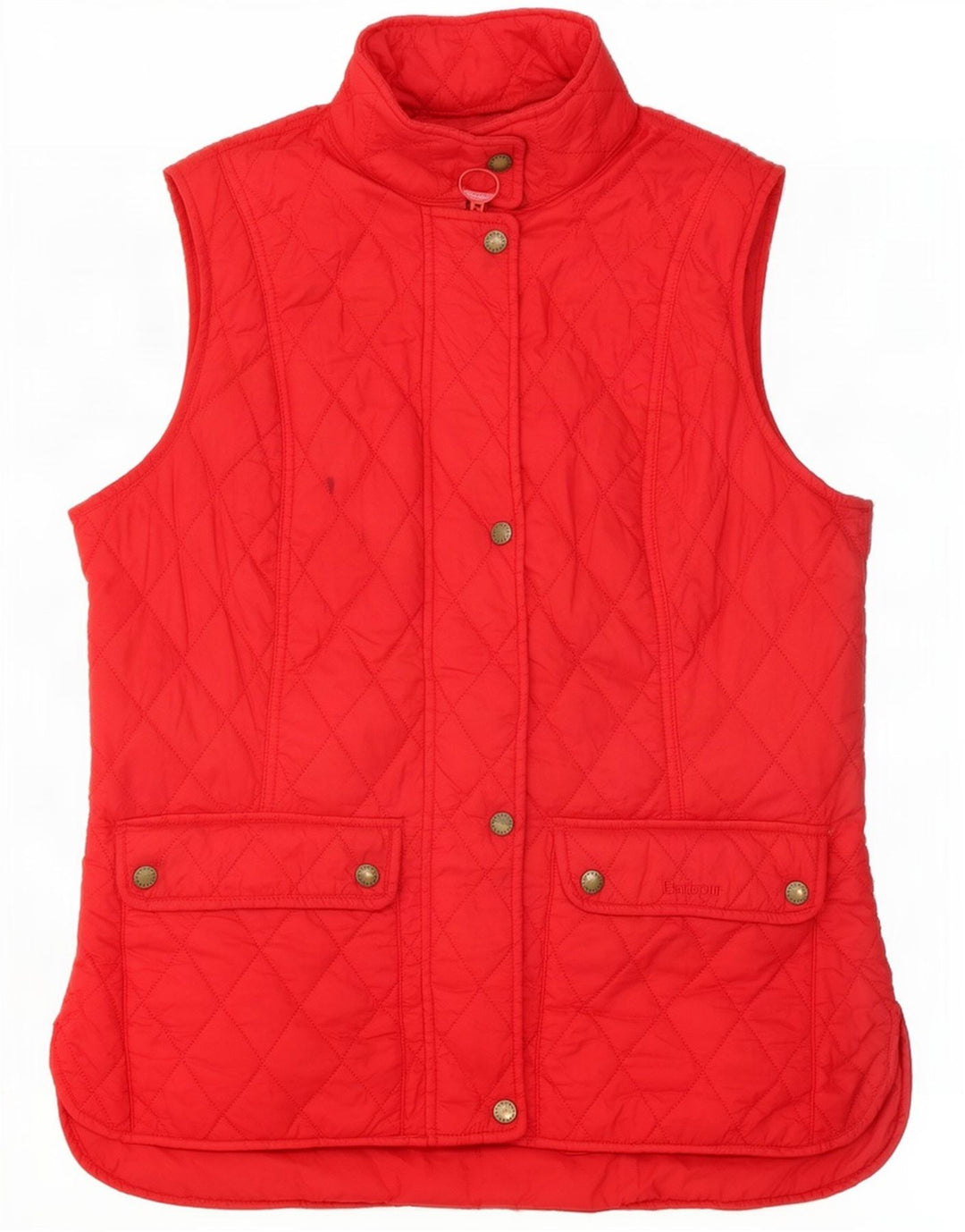 Gilet matlasat Barbour pentru femei UK 14, mare, roșu, poliamidă