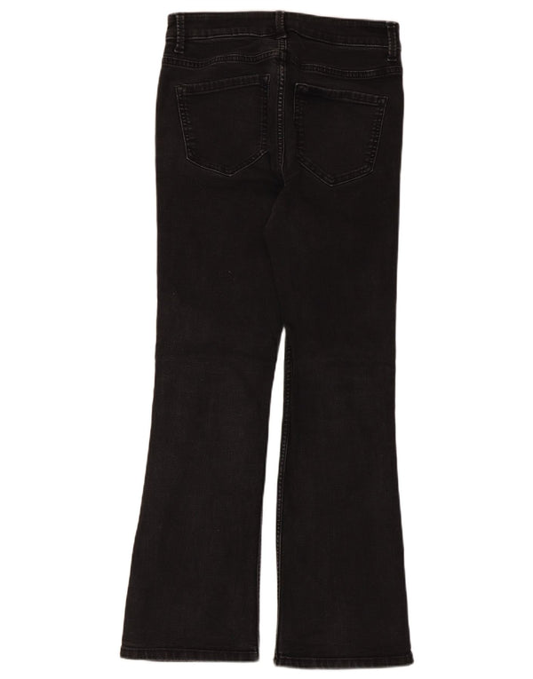 Marks & Spencer pentru femei The Eva Bootcut Jeans UK 10 Small W28 L27 Black