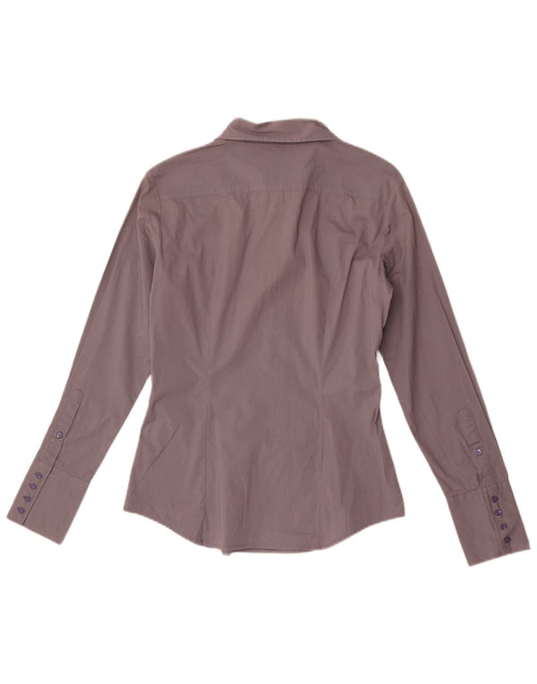 Pulover pentru femei Benetton UK 10 Bumbac gri mic