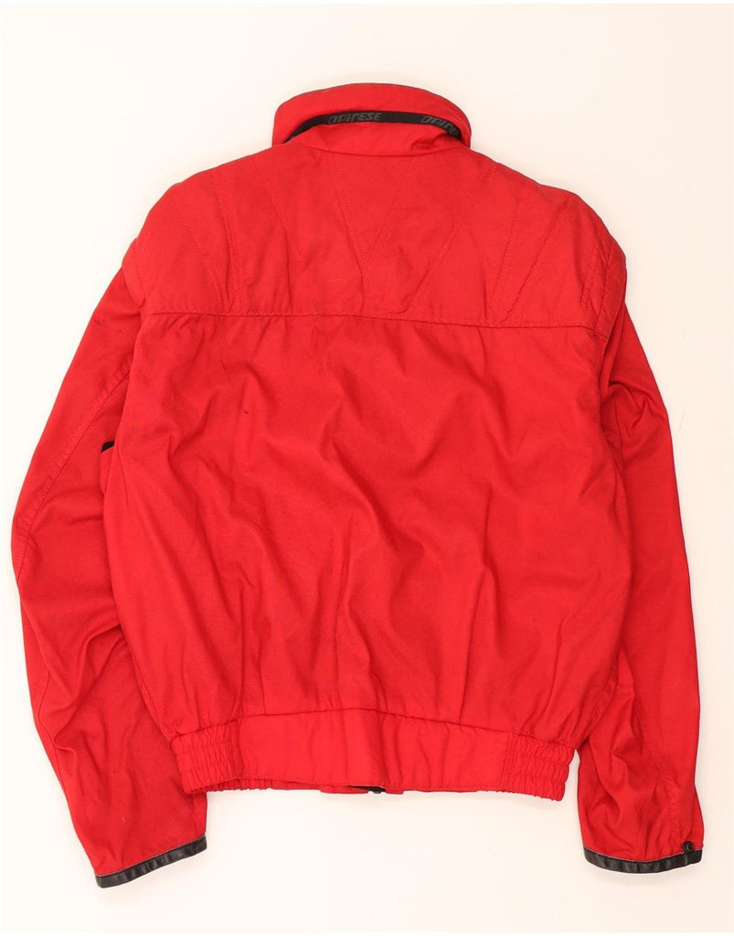 DAINESE Mens Racer Jacket UK 42 XL Red Nylon Vintage Dainese and Second-Hand Dainese from Messina Hembry 