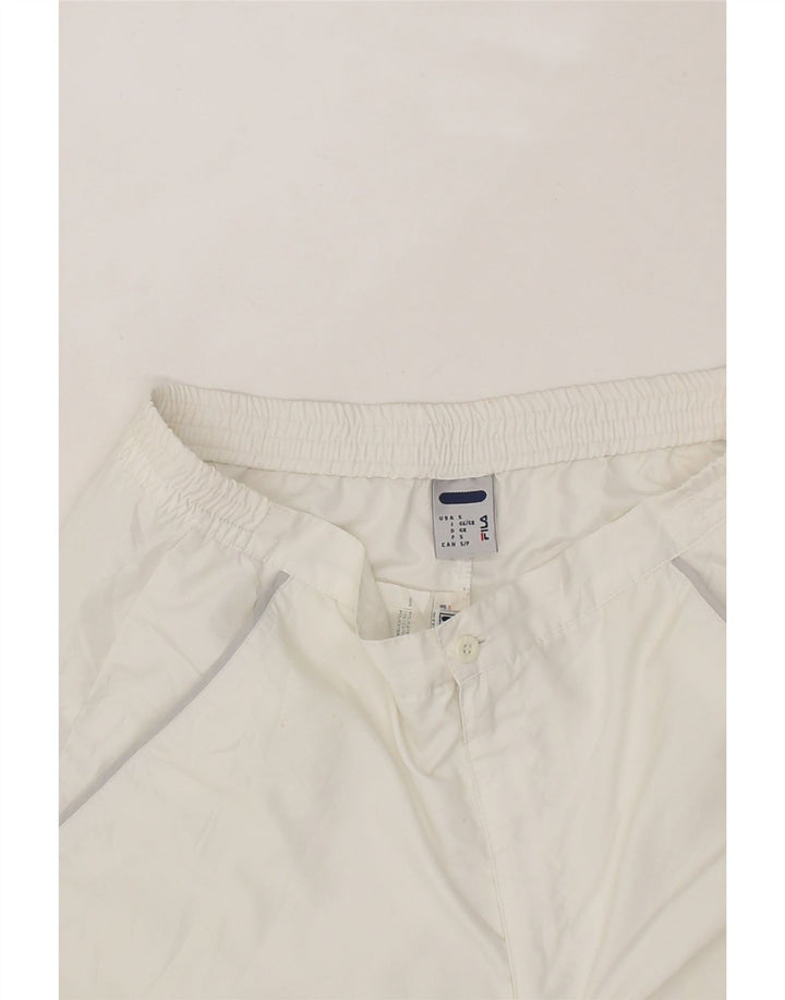 FILA Mens Chino Shorts Small W29  White Polyester Vintage Fila and Second-Hand Fila from Messina Hembry 