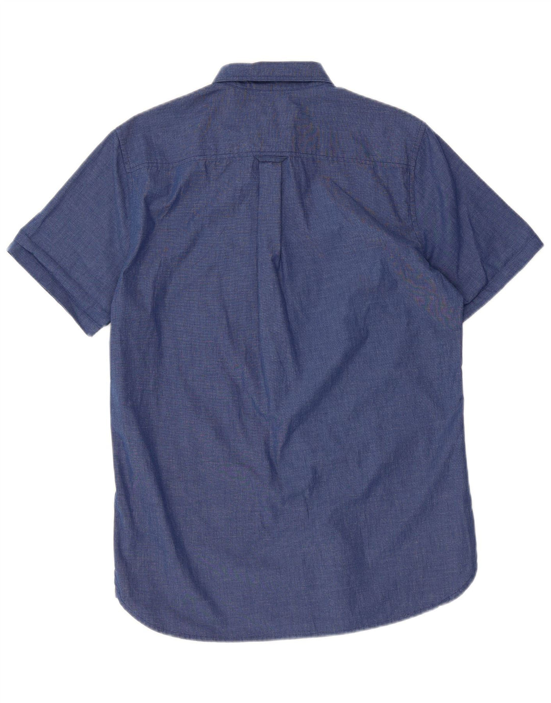 Cămașă cu mânecă scurtă pentru bărbați Superdry, bumbac albastru mic