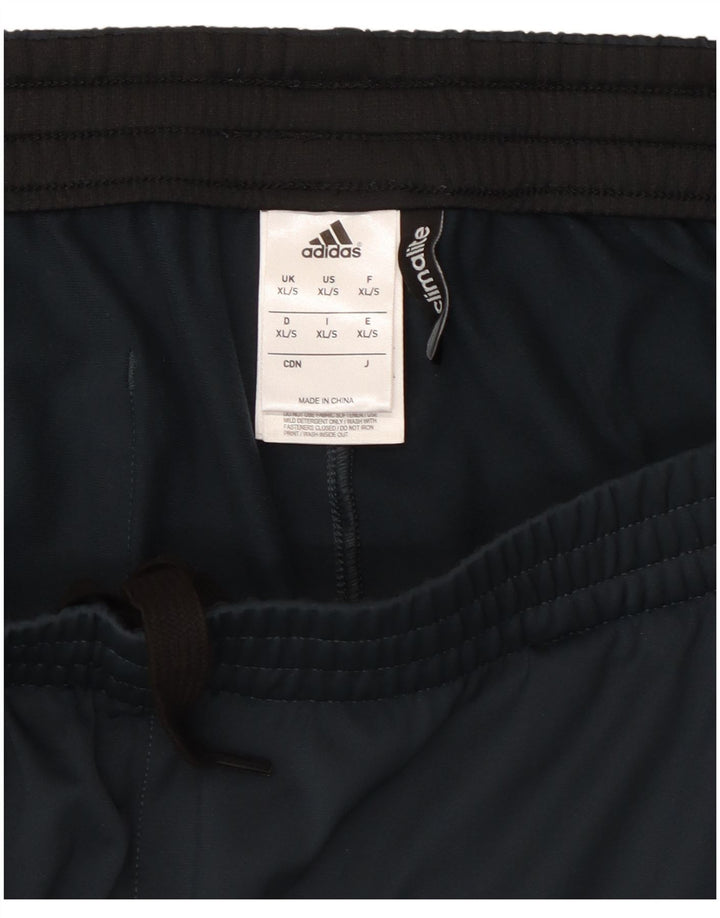 Pantaloni de trening Adidas Climalite Graphic pentru bărbați XL, poliester bleumarin