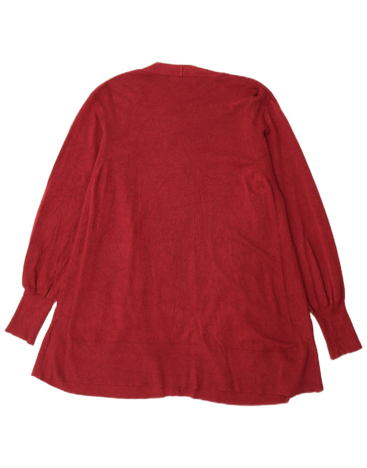 Pulover cardigan deschis pentru femei Marks & Spencer UK 14 Medium Burgundy