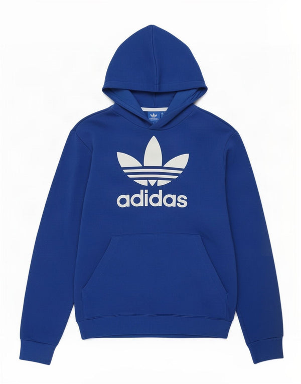 Pulover Adidas pentru băieți grafic 15-16 ani, bumbac, albastru