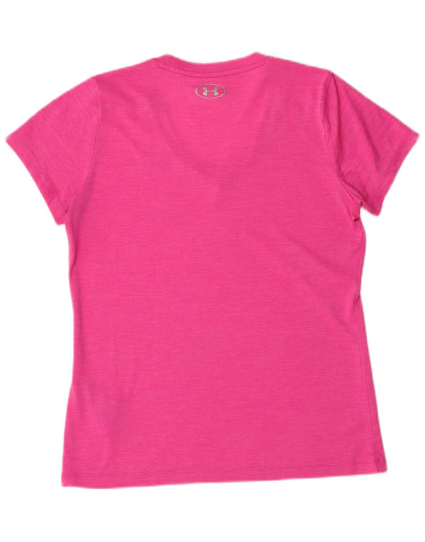 UNDER ARMOUR Tricou pentru femei Heat Gear Top UK 10 Small Pink Poliester