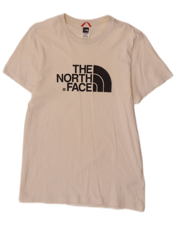 Tricou grafic pentru bărbați The North Face Top Medium White Bumbac