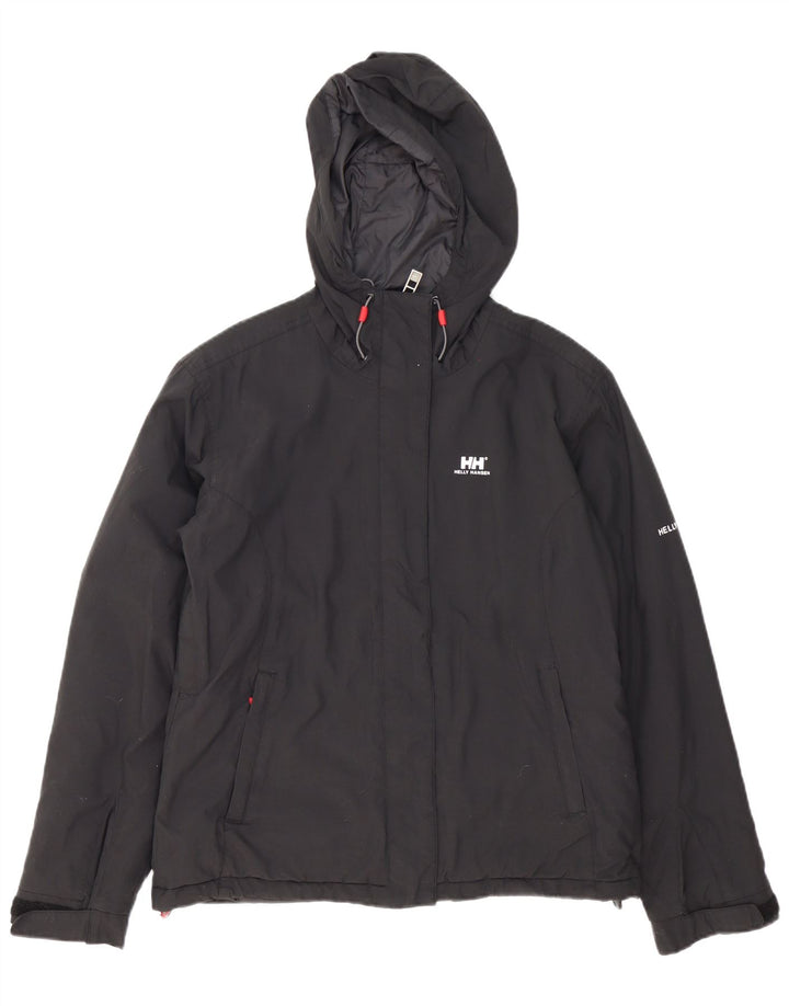 Jachetă de vânt pentru femei Helly Hansen, cu glugă, UK 14 Medium Black