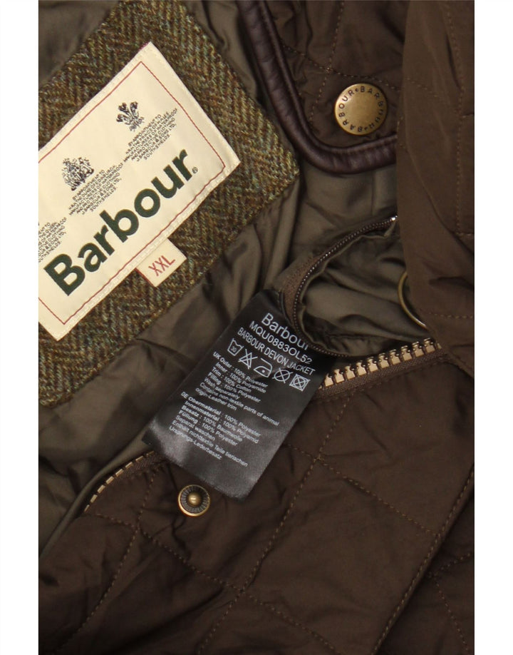 Jachetă matlasată Barbour pentru bărbați UK 44 2XL Maro Poliester