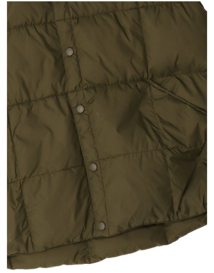 LANDS END Gilet căptușit pentru bărbați UK 40 Large Green
