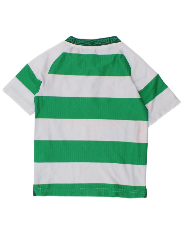 Tricou grafic pentru băieți Adidas Top 4-5 ani Poliester cu dungi verzi