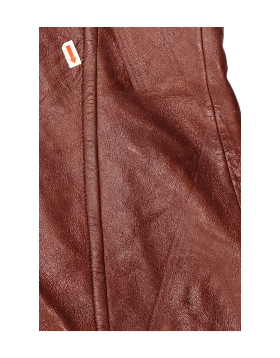 Palton din piele pentru femei VINTAGE IT 52 2XL din piele maro