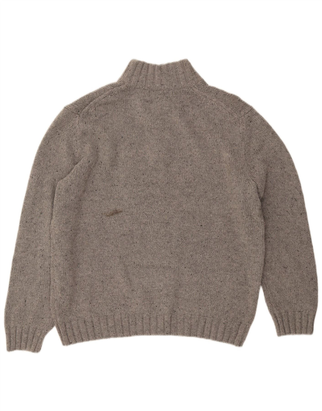 Pulover pentru bărbați NAUTICA, cu gât, cu nasturi, XL, gri acrilic pătat