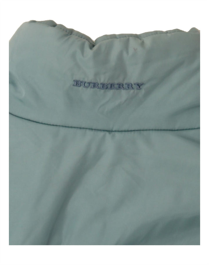 BURBERRY Womens Windbreaker Jacket EU 40 Medium Blue Vintage Burberry and Second-Hand Burberry from Messina Hembry 