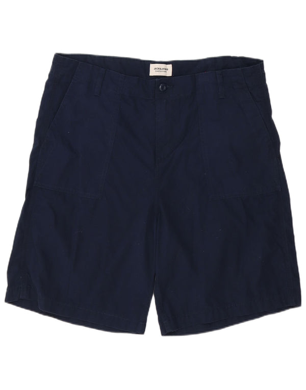 Pantaloni scurți chino pentru bărbați Jack & Jones XL W38 Bumbac bleumarin