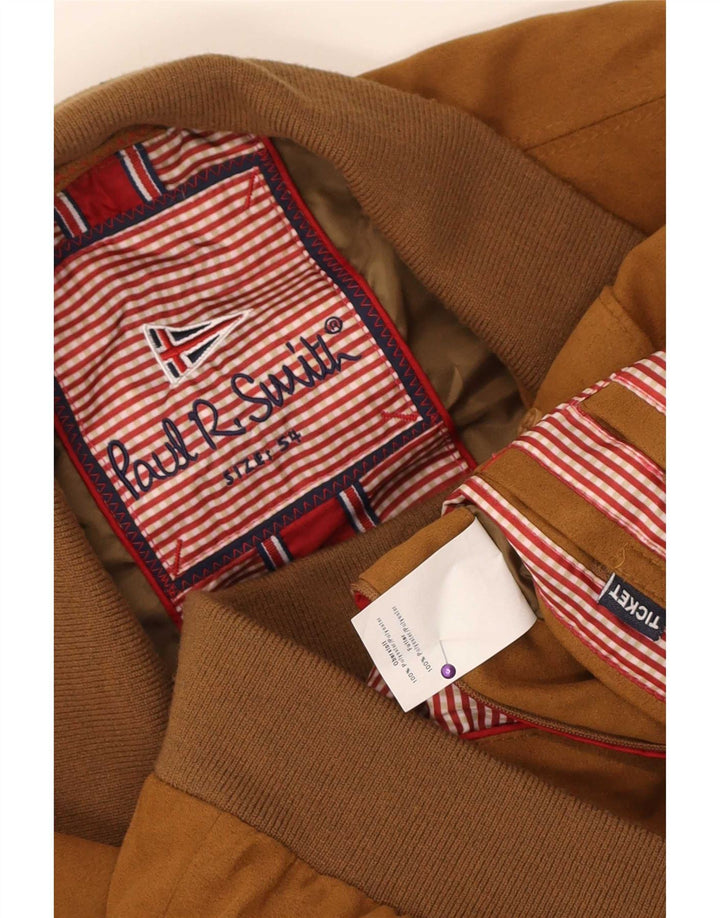 Bomber vintage pentru bărbați IT 54 2XL poliester bej