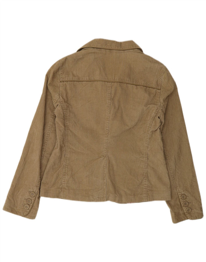 Massimo Dutti Jachetă de damă din velur cu 3 nasturi EU 42 Maro mare