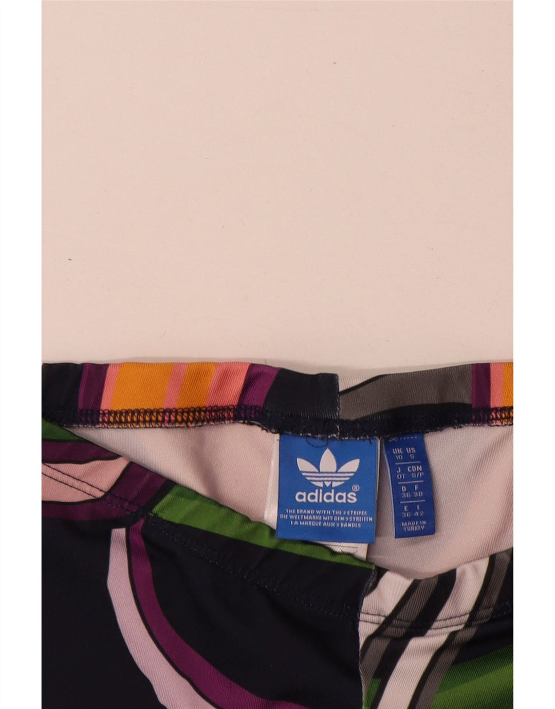 Leggings pentru femei Adidas UK 10 Poliester floral multicolor mic