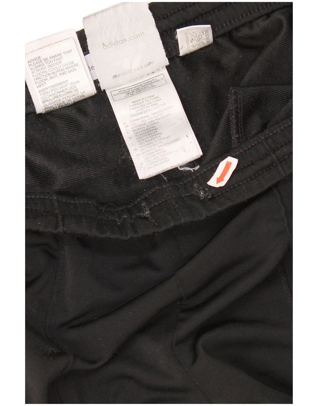 Pantaloni de trening Adidas baieti 11-12 ani poliester negru