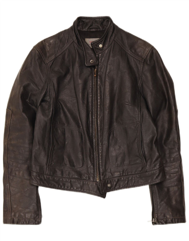 Geacă de piele Victory pentru femei IT 42 Medium Black Leather