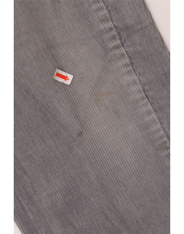 RIFLE Pantaloni drepti din velur pentru bărbați L28 L28 Bumbac albastru