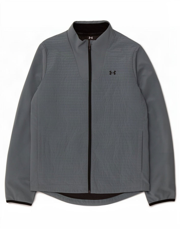 Jachetă de trening Under Armour Cold Gear pentru bărbați, mare, gri, poliester