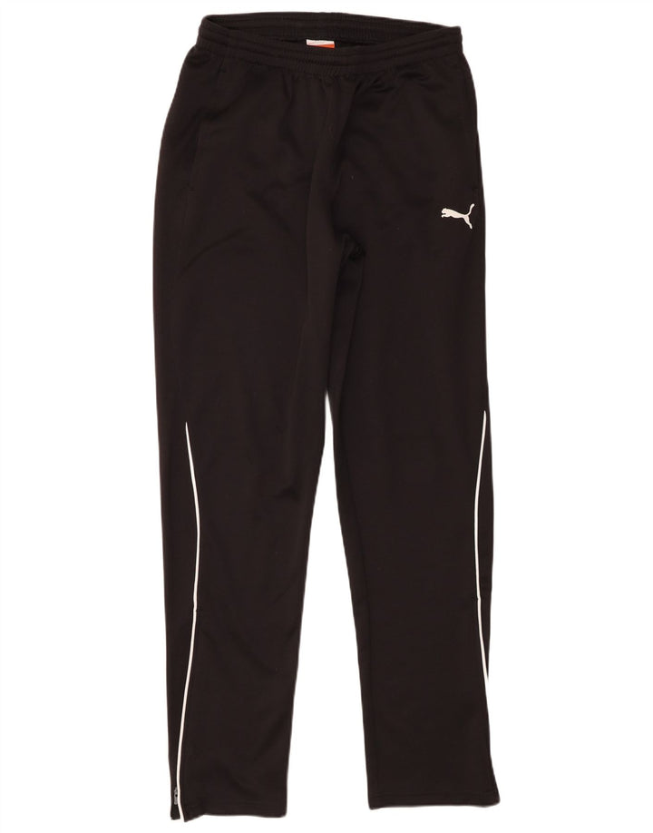 Pantaloni de trening Puma pentru baieti 15-16 ani poliester negru