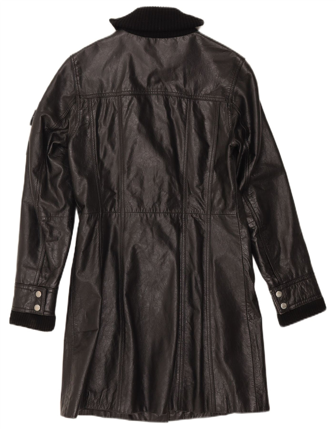 Palton din piele Gipsy pentru femei UK 12 Medium Black