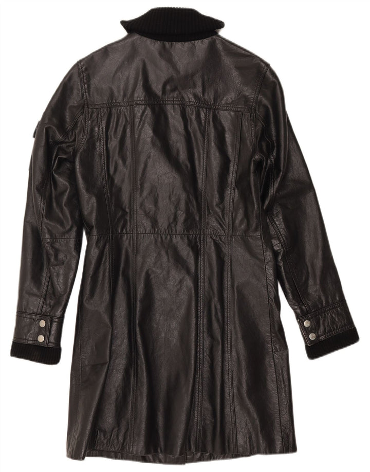 Palton din piele Gipsy pentru femei UK 12 Medium Black